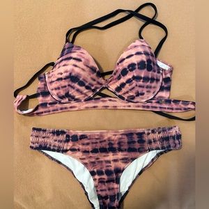 Pink tie dye Victoria secret bikini